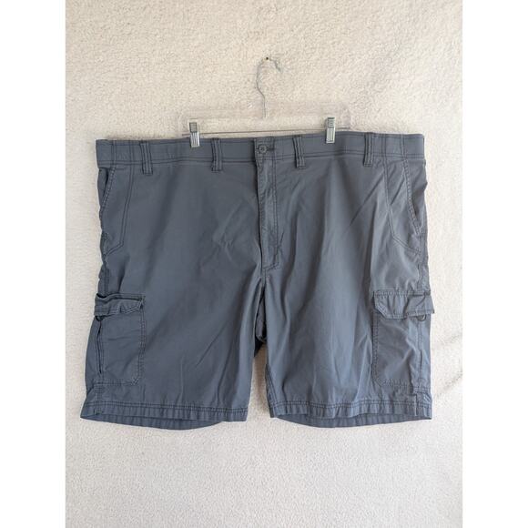 Lee Extreme Motion Cargo Shorts Mens Sz 54 Navy Elastic Stretch Waist - Picture 1 of 14